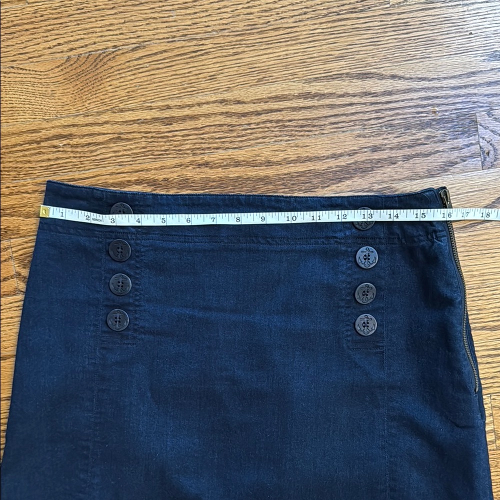 Margaret O'Leary Blue Knee-Length Pencil Skirt - Picture 7 of 7